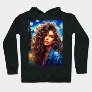 OLIVIA in starry night Hoodie